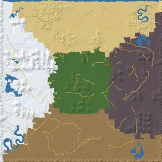 Map of the 1 seed at 8192