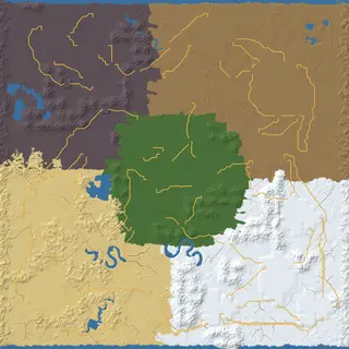 Map of the 1234 seed at 8192