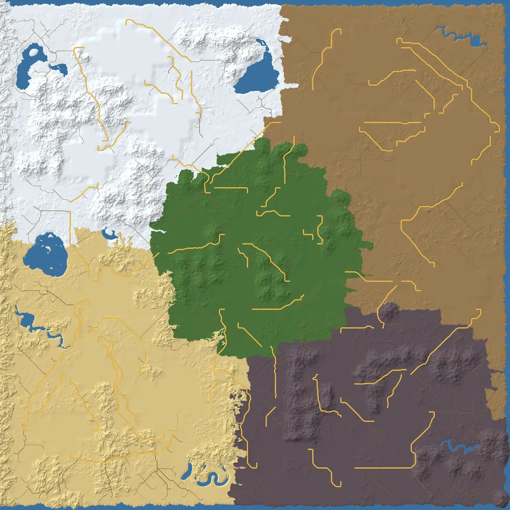 Map of Saciza County, seed 123456789 at 8192
