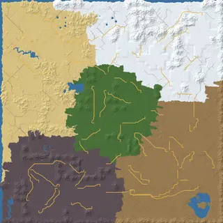 Map of the Afterlife seed at 8192