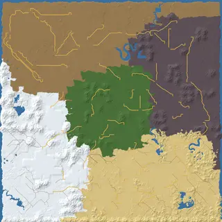 Map of the apocalypse seed at 8192