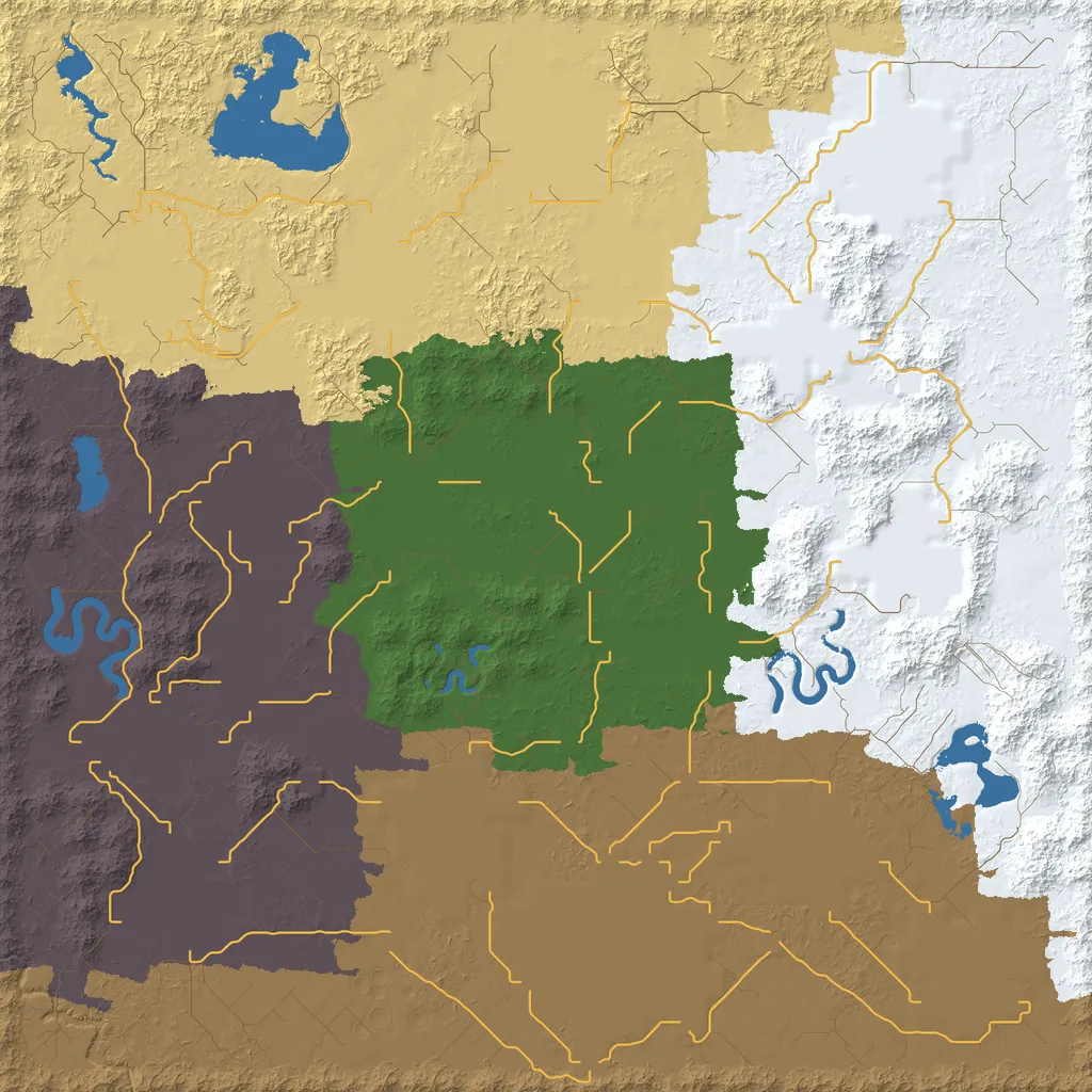 Map of North Zobomeda Mountains, seed asdf at 8192