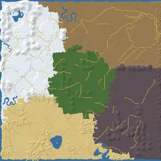 Map of the bunker seed at 8192