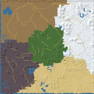 Map of the city seed at 8192