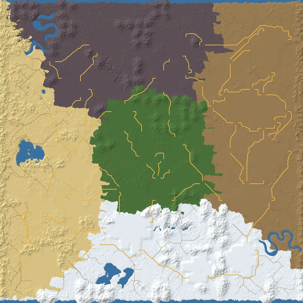 Map of Bokofu Mountains, seed FeministCellarer at 8192