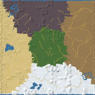 Map of the FeministCellarer seed at 8192