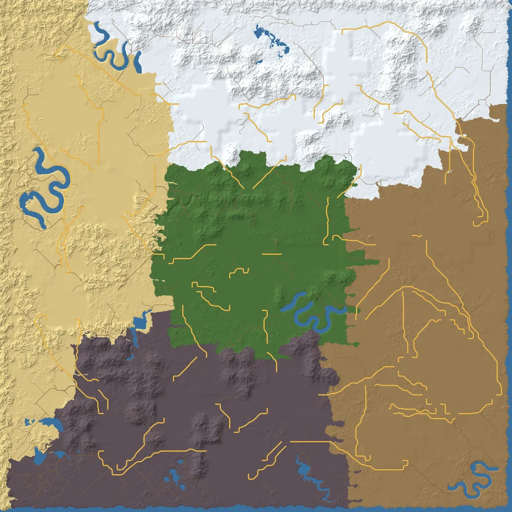 Map of Nexisapu County, seed Giggling Goats at 8192