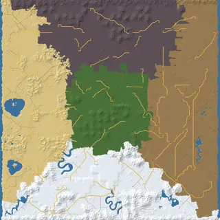 Map of the Gridsquaregaming seed at 8192