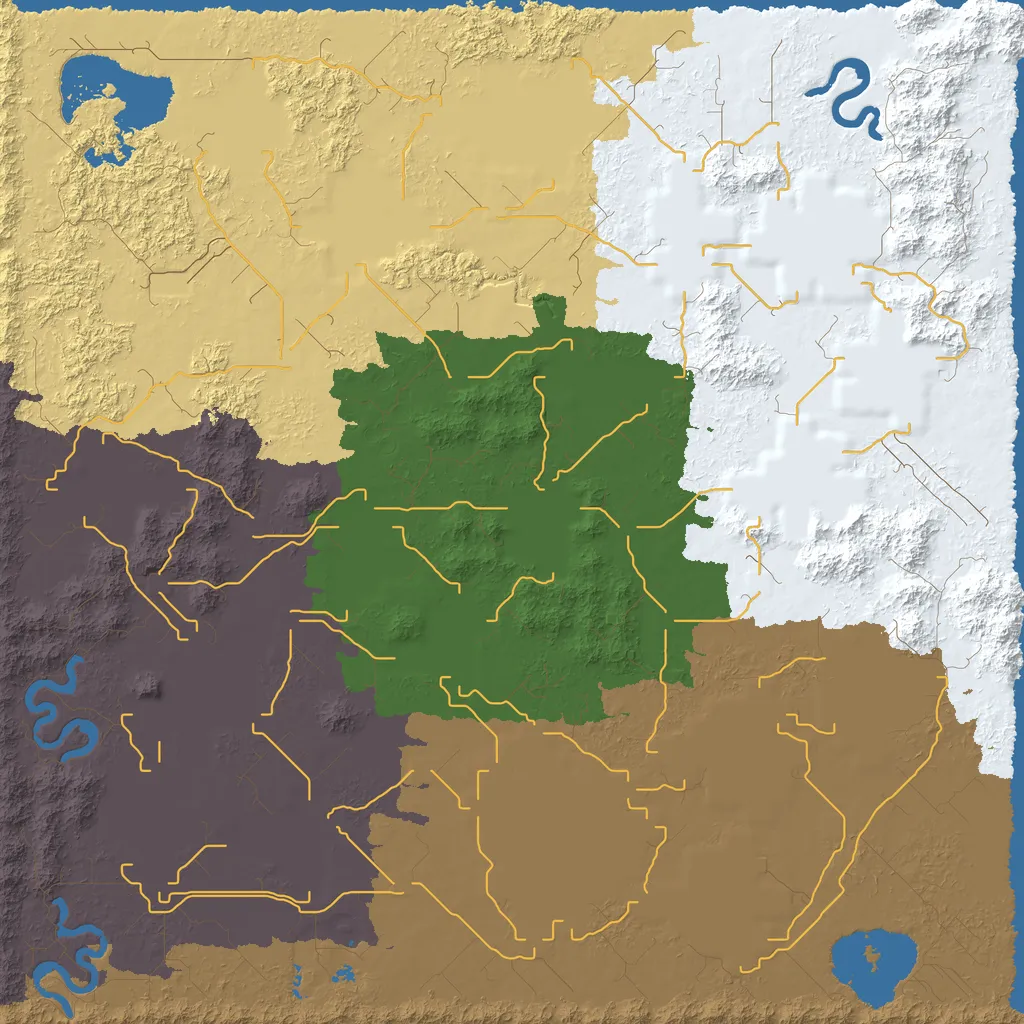 Map of Vesazoge County, seed IceFire at 8192