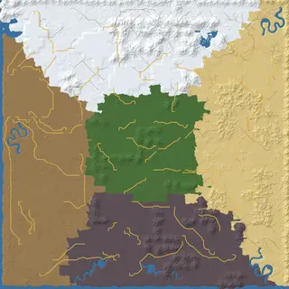 Map of the island seed at 8192