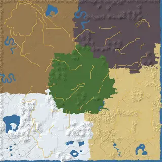 Map of the lucky seed at 8192