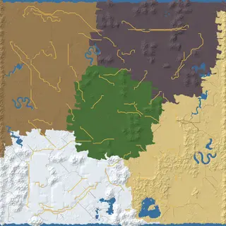 Map of the Navezgane seed at 8192
