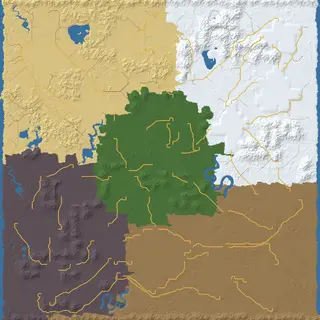 Map of the outbreak seed at 8192