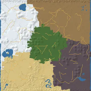 Map of the outpost seed at 8192