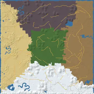 Map of the phoenix seed at 8192