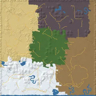 Map of the pizza seed at 8192