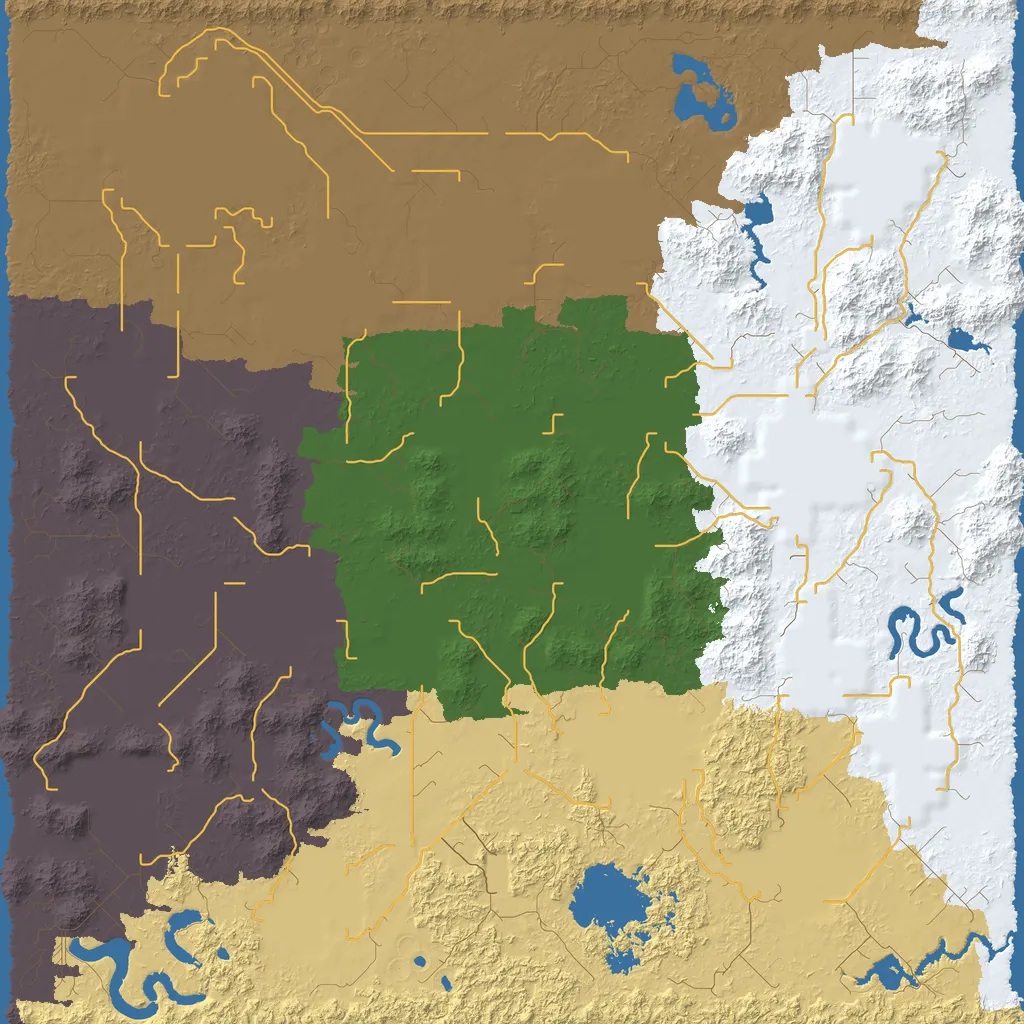 Map of Gidani Territory, seed quarantine at 8192