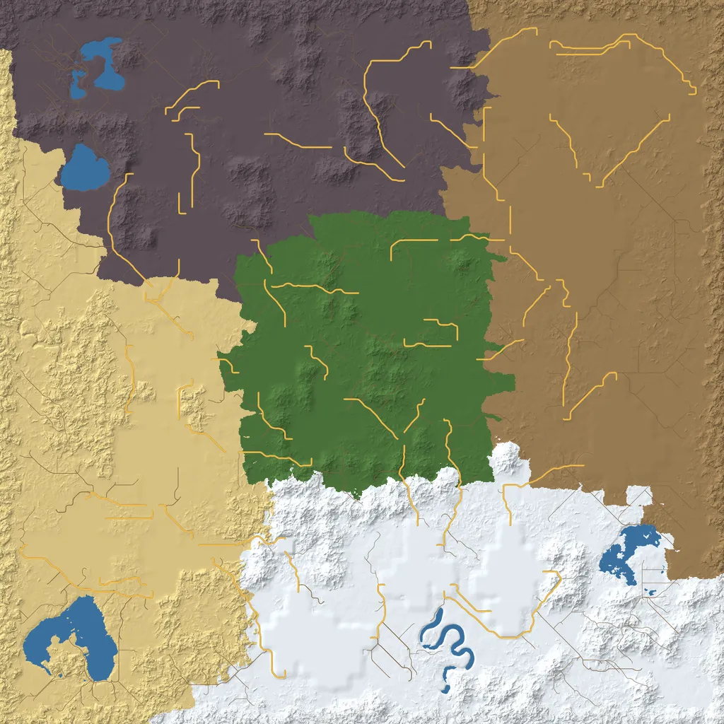Map of Melixu Territory, seed random at 8192