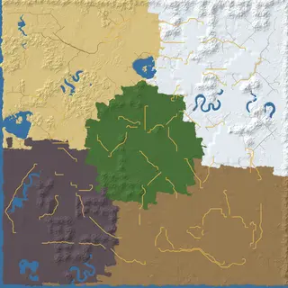 Map of the river seed at 8192
