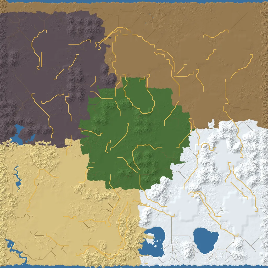 Map of West Jouda Territory, seed shadow at 8192