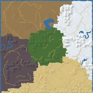 Map of the snow seed at 8192