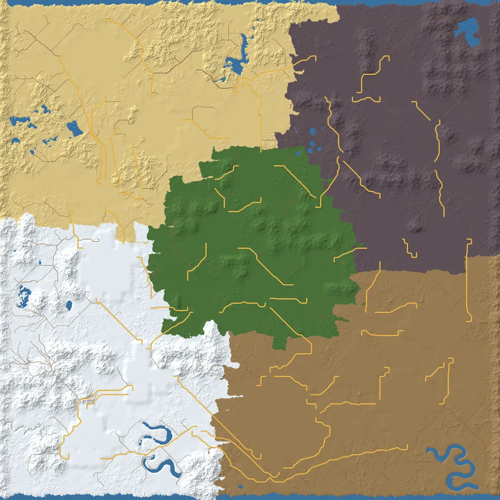 Map of East Cevutawi County, seed survival at 8192