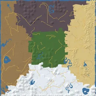 Map of the valley seed at 8192