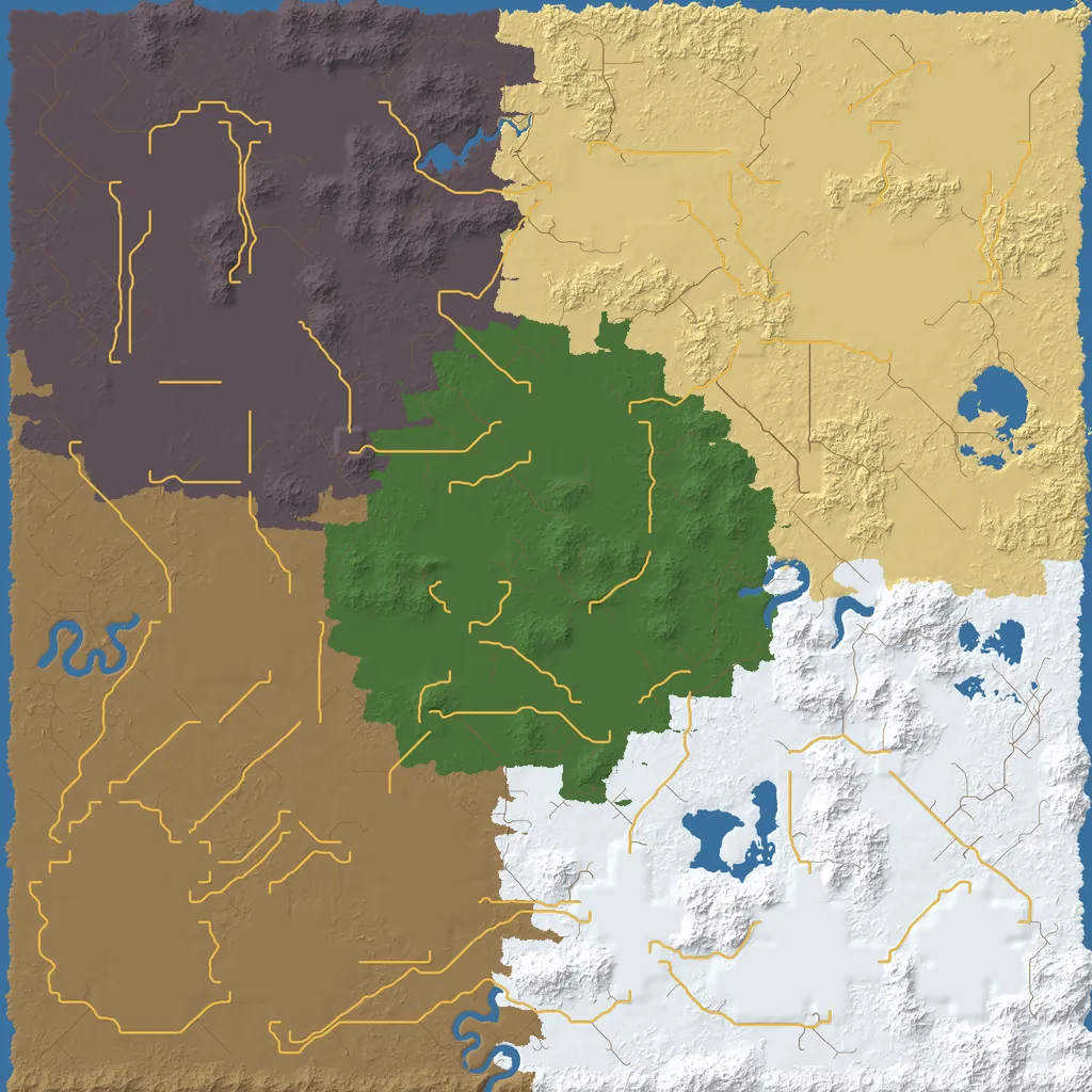 Map of West Nivotato Valley, seed wasteland at 8192