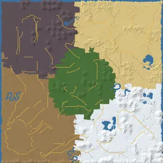 Map of the wasteland seed at 8192