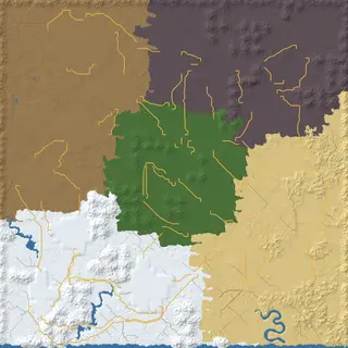 Map of the world seed at 8192