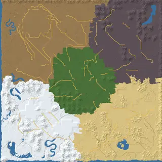 Map of the ZombieSalami seed at 8192